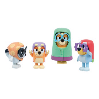 Bluey set 4 personaggi Grannies